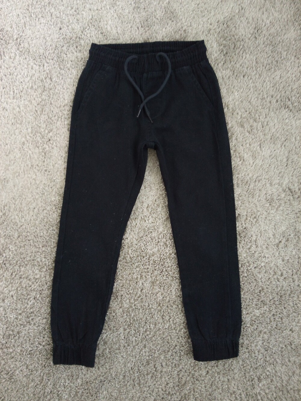 Toddler Boy Dark Blue Jogger Pants - Comfortable Everyday Bottoms - Size 5T